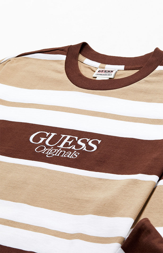 Guess striped shirt pacsun discount