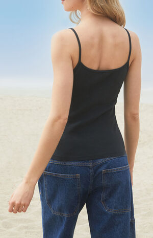 Black Lorene Tank Top image number 4