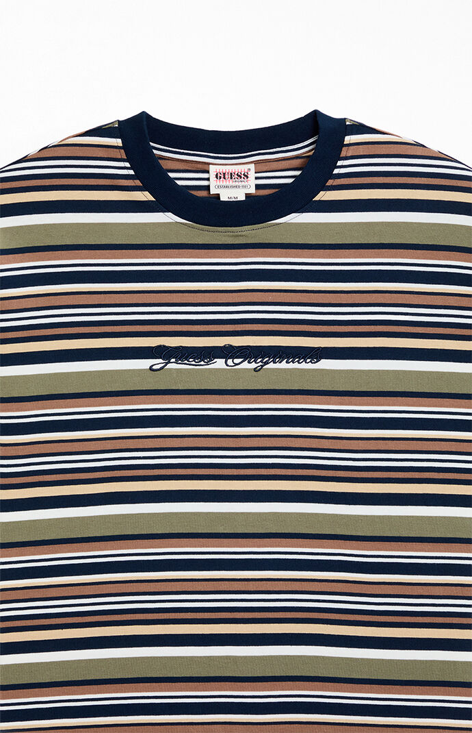 GUESS Originals Horizontal Striped T Shirt PacSun