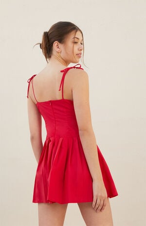 Bella Corset Tie Strap Mini Dress Bella Corset Tie Strap Mini Dress image number 3
