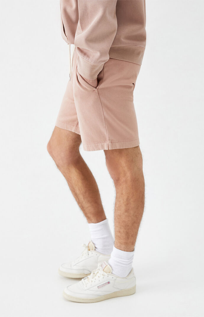 Pink velvet 2025 shorts pacsun