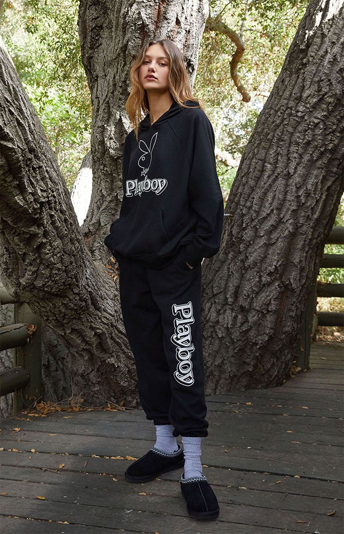 Pacsun black joggers outlet