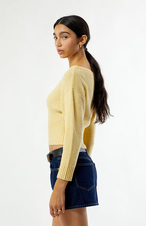 Cosette Ribbed Off-The-Shoulder Sweater image number 3