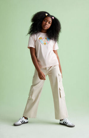 Off White Baggy Cargo Jeans image number 2