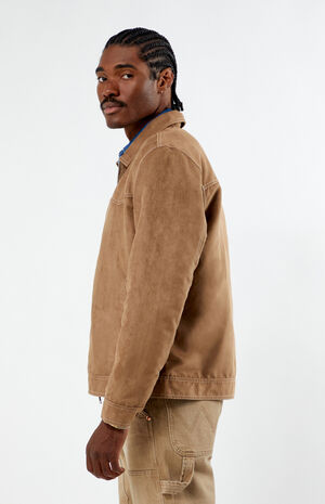 x PacSun Faux Suede Regular Fit Jacket image number 2