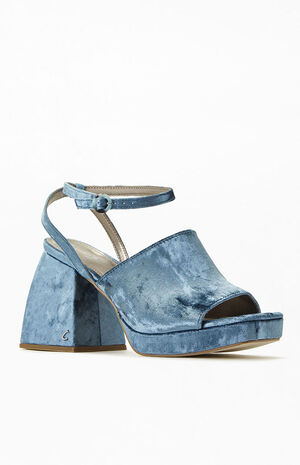 Women's Blue Miranda Block Heels image number 1