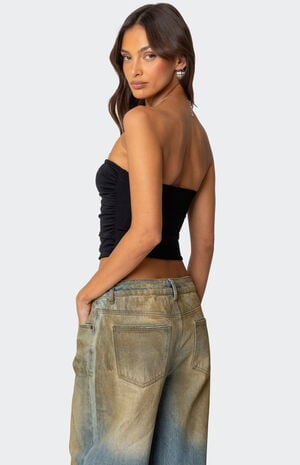 Ariella Cut Out Strapless Top image number 5