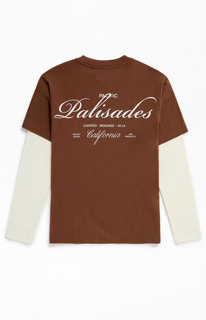 Palisades Long Sleeve 2fer Layered T-Shirt image number 1