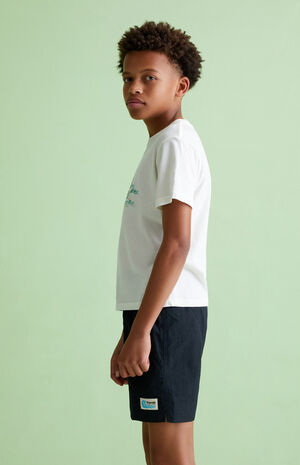 Black 4.5" Swim Trunks image number 4