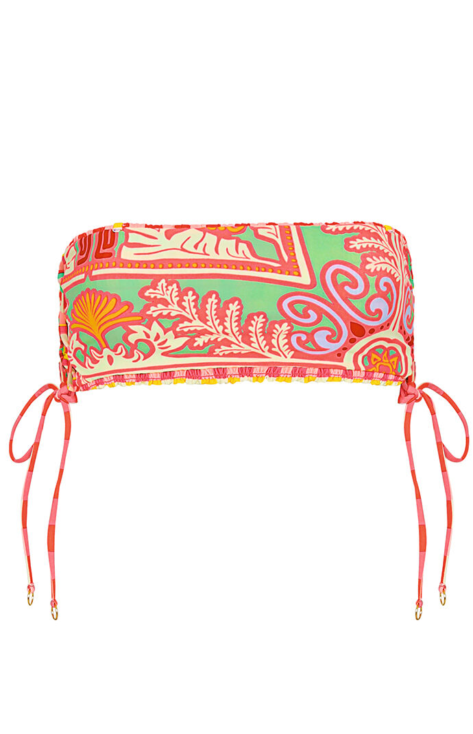 Maaji Artemisa Scrunch Reversible Bandeau Bikini Top