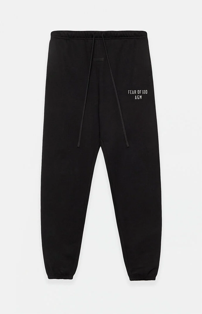 Fear of God Black Heavy Fleece Sweatpants