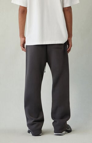 Black Washed Baggy Sweatpants image number 5