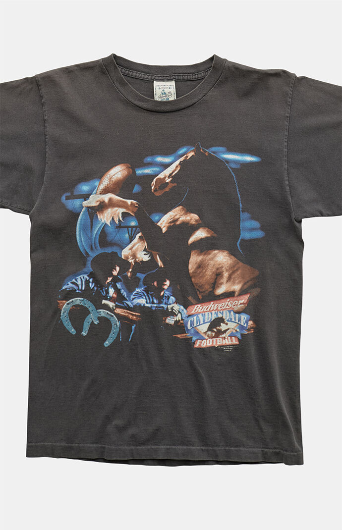 PS VINTAGE 90s Budweiser Clydesdale Graphic T-Shirt | Pacsun