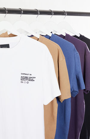 5 Pack Basic Embroidery T-Shirts image number 2