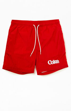 by Pacsun Retro Logo 6.5" Swim Trunks image number 1