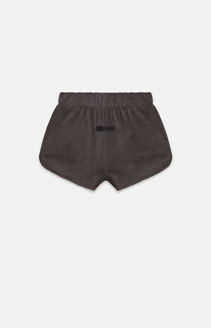 Fear of God Essentials Women's Off Black Terry Cloth Beach