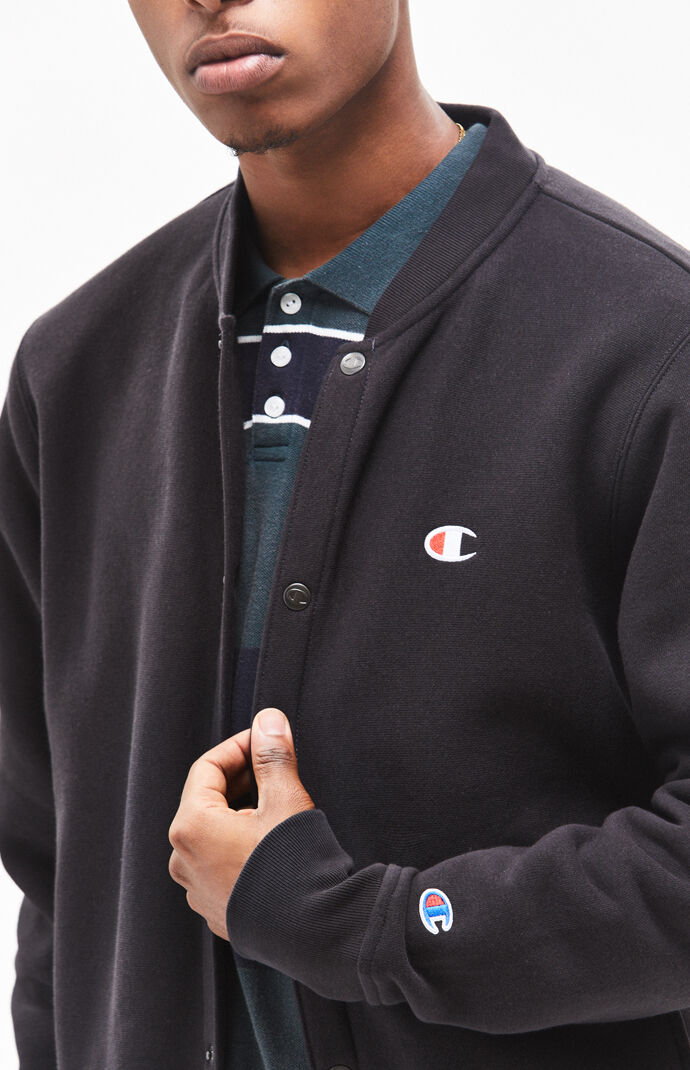 champion reverse weave baseball jacket