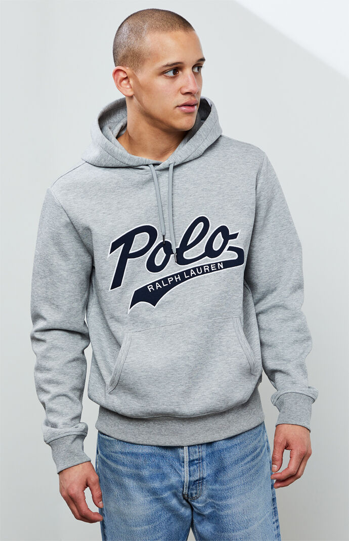 grey polo pullover