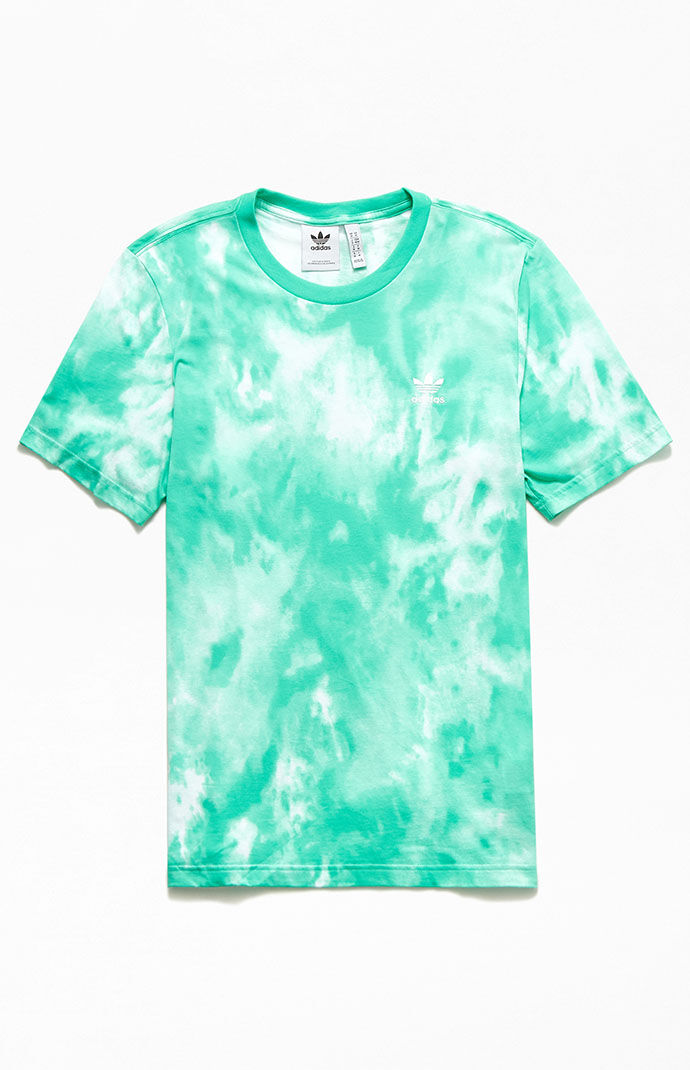 Teal tie dye shirt