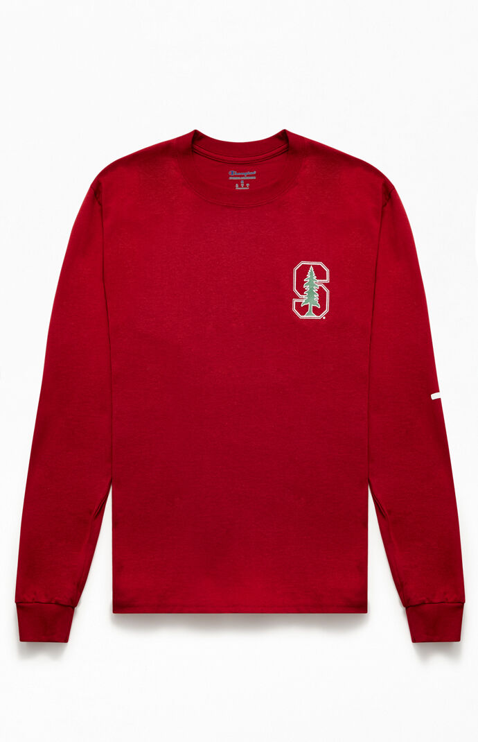 champion shirt long sleeve red