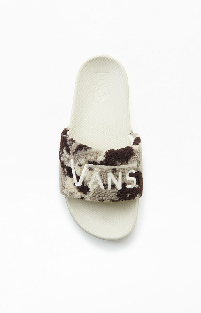 Fluffy vans slides hotsell