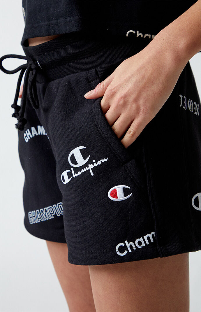 Champion AOP Sweat Shorts PacSun