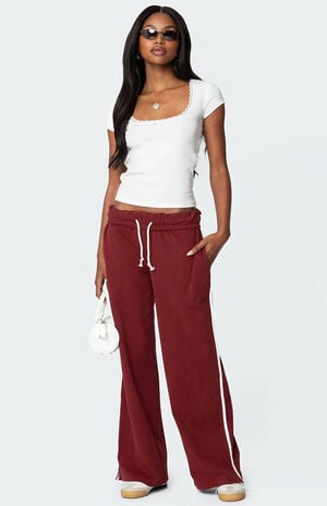 Priscilla Lace Trim T-Shirt Priscilla Lace Trim T-Shirt image number 2