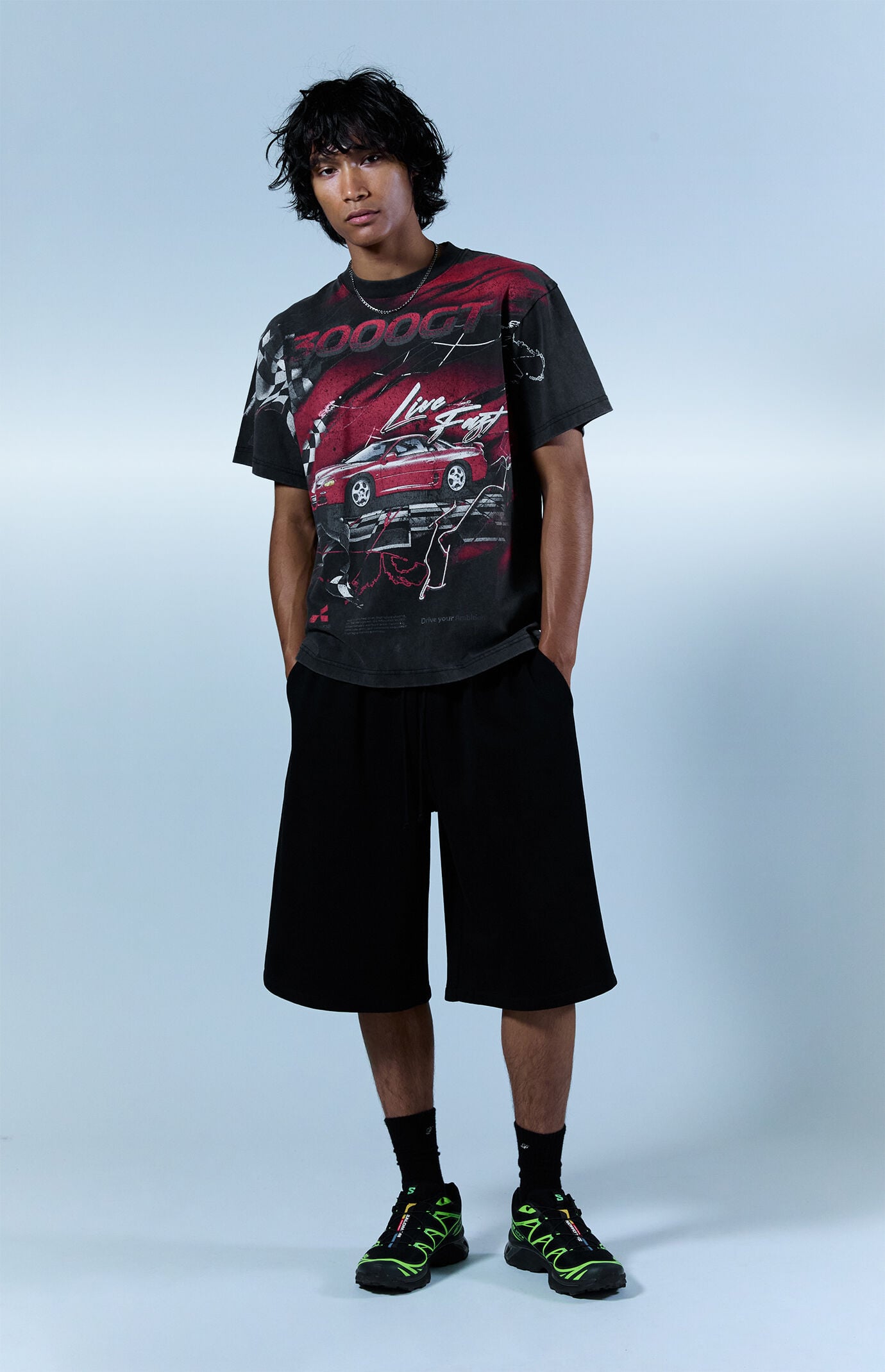 Pacsun Black Fleece Ultra Baggy Sweat Shorts