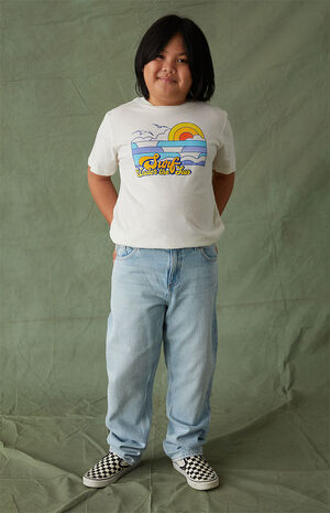 Eco Light Blue Straight Leg Jeans image number 4