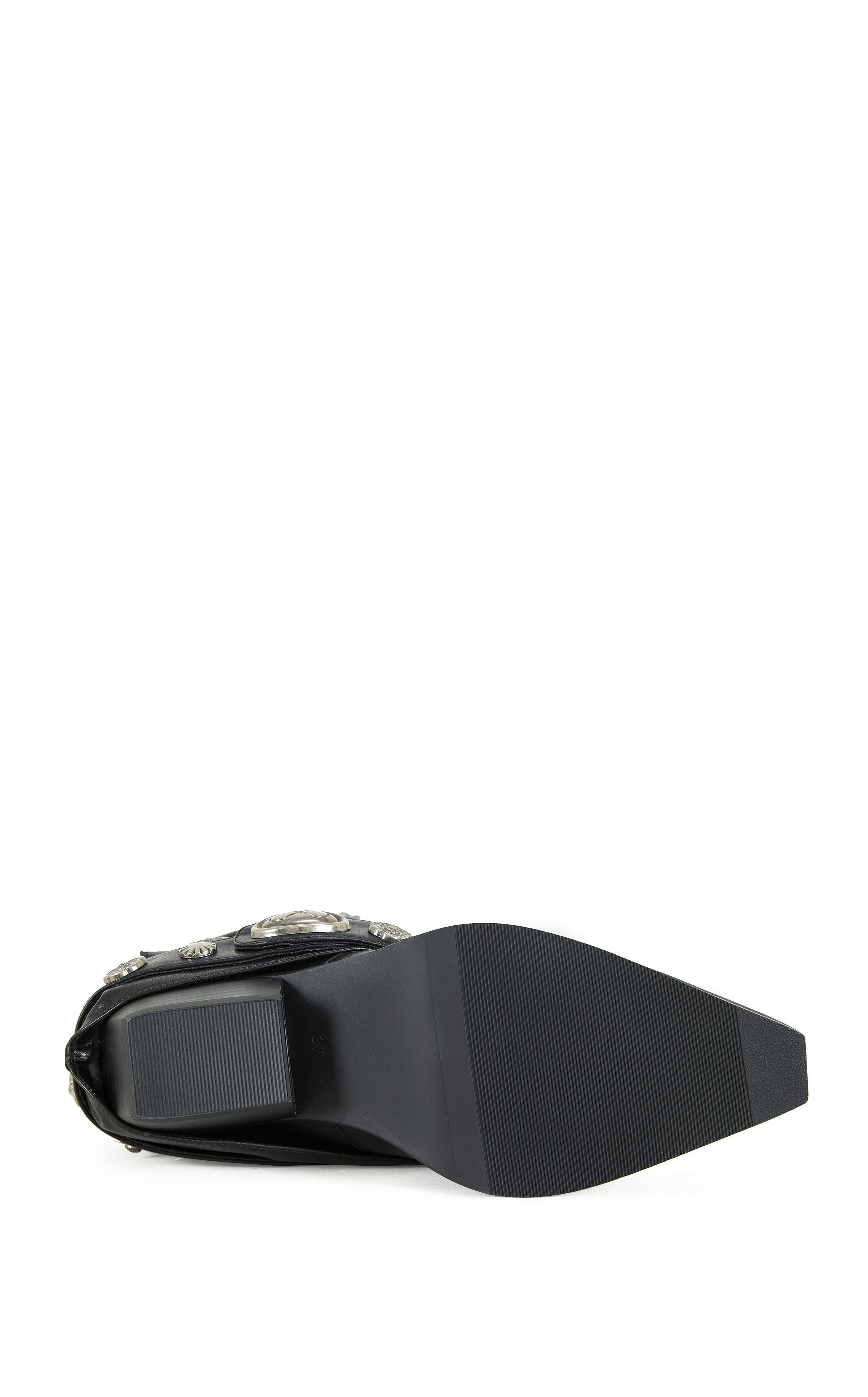 AZALEA WANG Women's Ashraf Black Western Booties