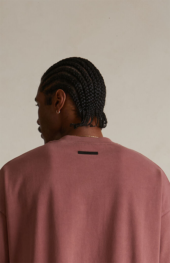 【FOG Essentials】Crimson Heavy T-Shirt Fear of God Essentials Crimson Heavy T-Shirt | PacSun