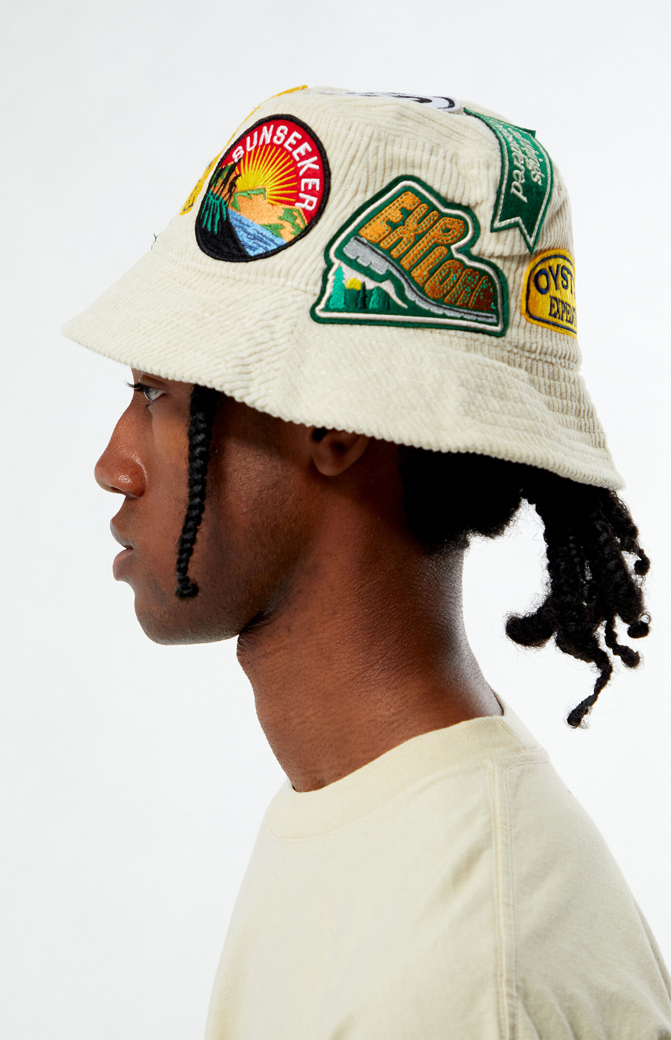 OYSTER EXPEDITION Patched Up Corduroy Bucket Hat | PacSun