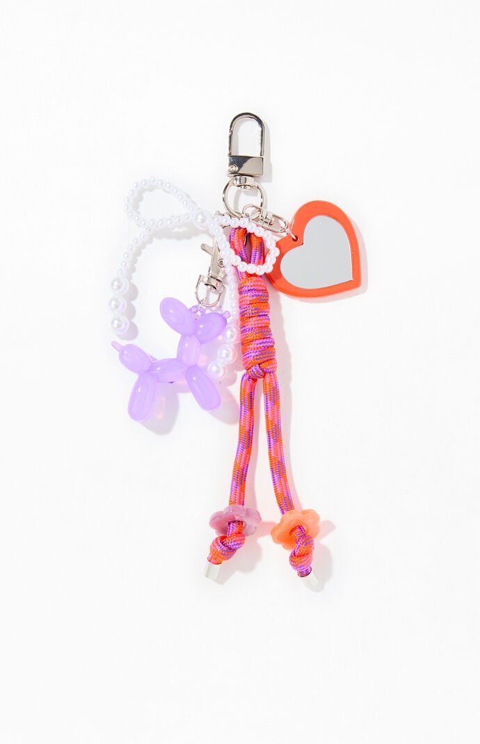 LA Hearts Olivia Mixed Bag Charm Keychain