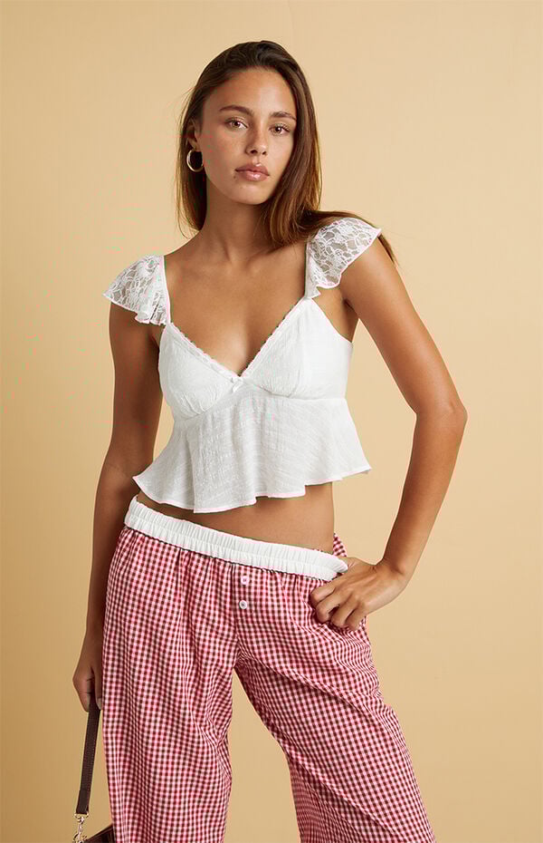 Lace Babydoll Top