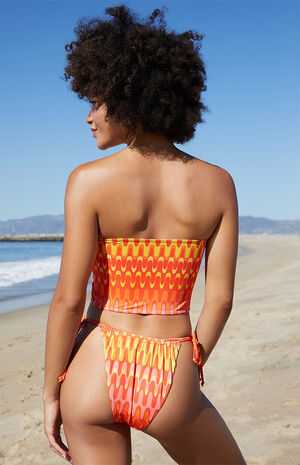 Eco Multicolor Baby Bandeau Bikini Top image number 3