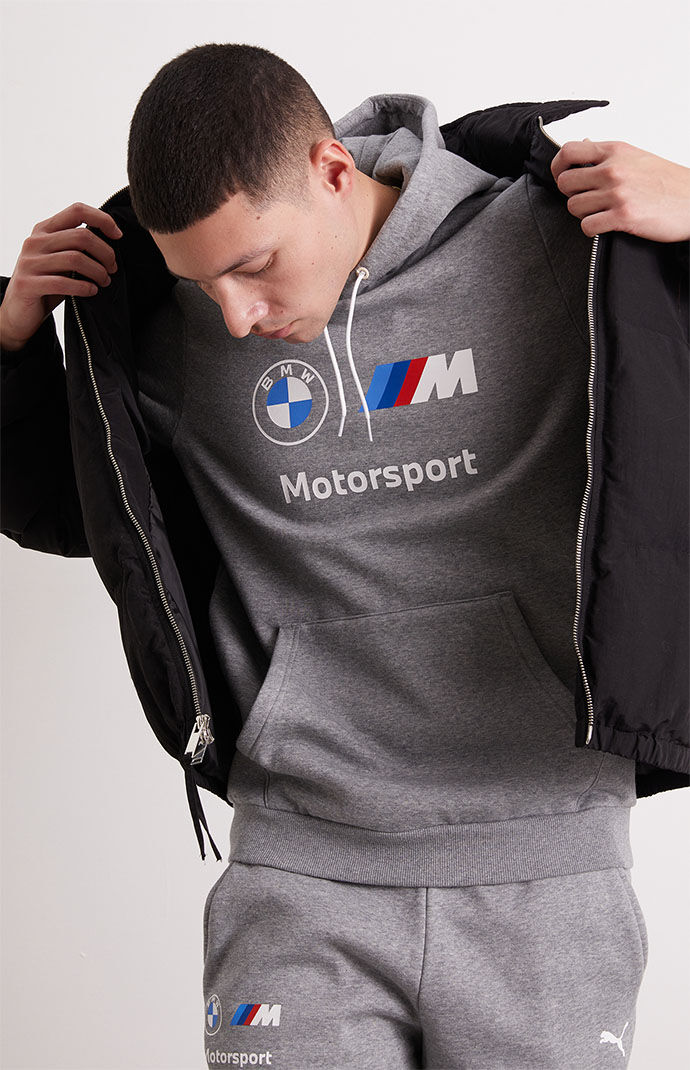 Puma bmw hoodie grey sales