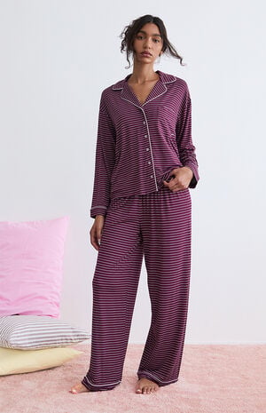 Jersey Knit Pajama Pants image number 2