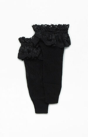 Fishnet Ruffle Socks image number 2