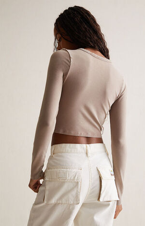 Brenn Long Sleeve Crop Top image number 7