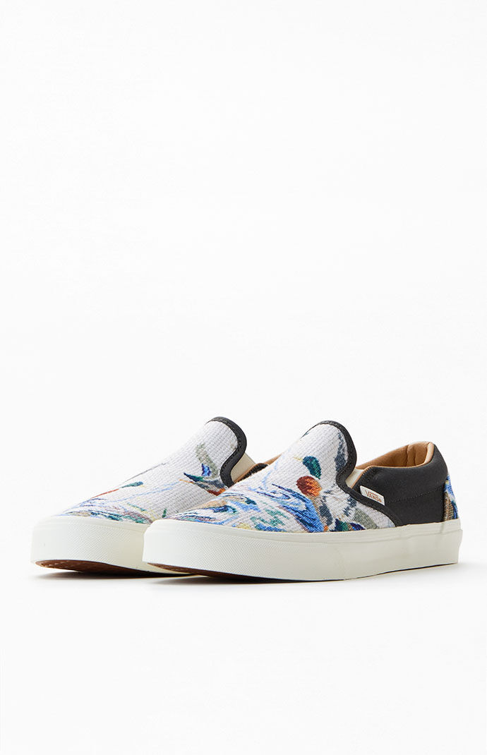 Vans Classic Slip On Tapestry Shoes PacSun