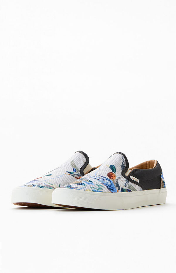 Vans Classic Slip-On Tapestry Shoes PacSun
