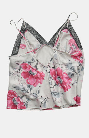 2000s Silk Cami V-Neck Tank Top image number 2