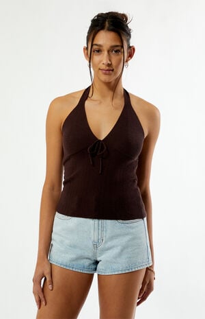 Femme Sweater Halter Top image number 2