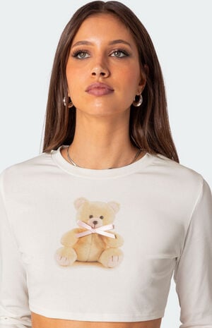 Ted Cropped Long Sleeve T-Shirt image number 5