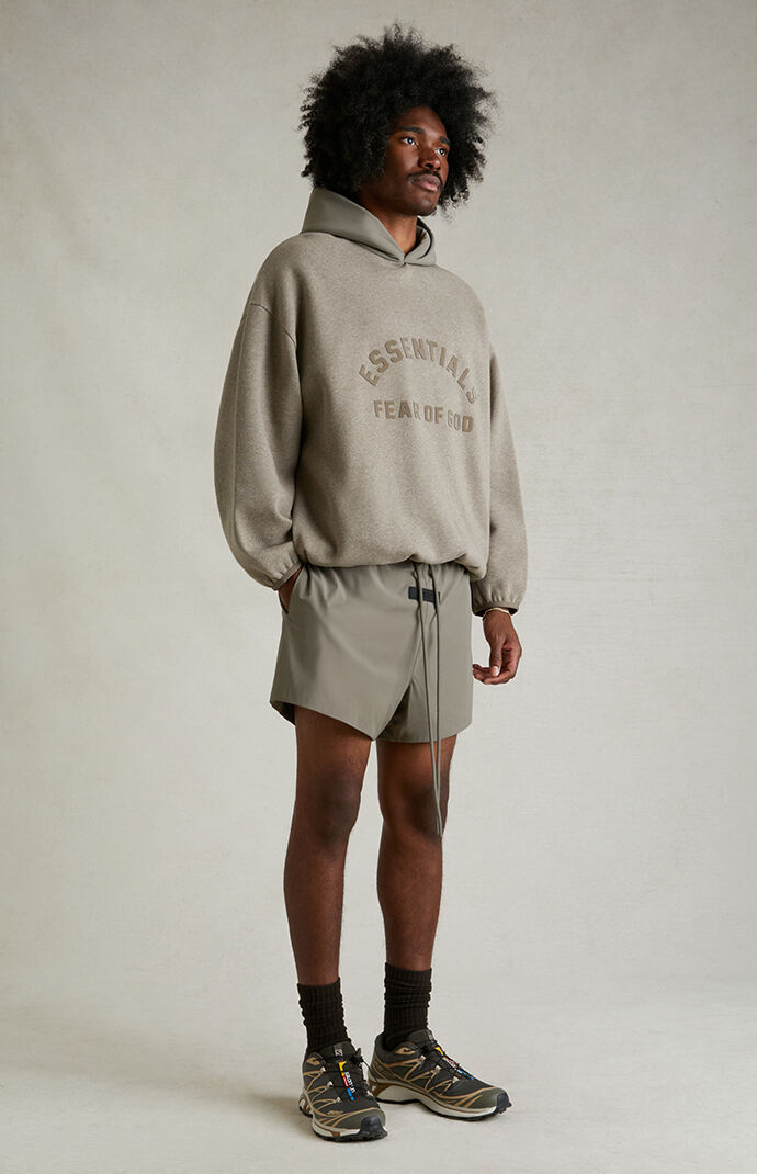 Fear of God Essentials Dust Nylon Running Shorts | PacSun Fear of God Essentials Dust Nylon Running Shorts | PacSun