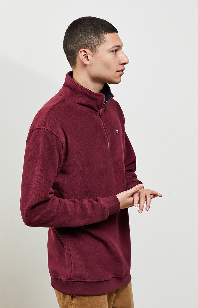 Mock Neck Polar Fleece Pullover