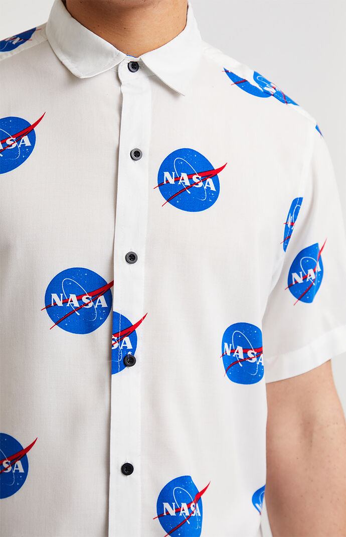 NASA Short Sleeve Button Up Shirt