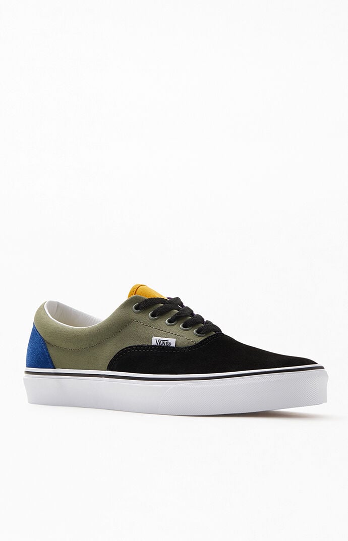 vans black and green