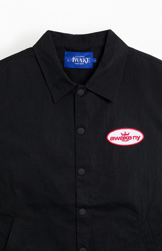 Awake NY King Logo Twill Coach Jacket