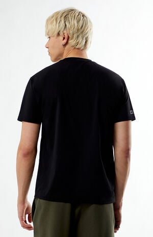 Black MTE Outline Hybrid T-Shirt Black MTE Outline Hybrid T-Shirt image number 4